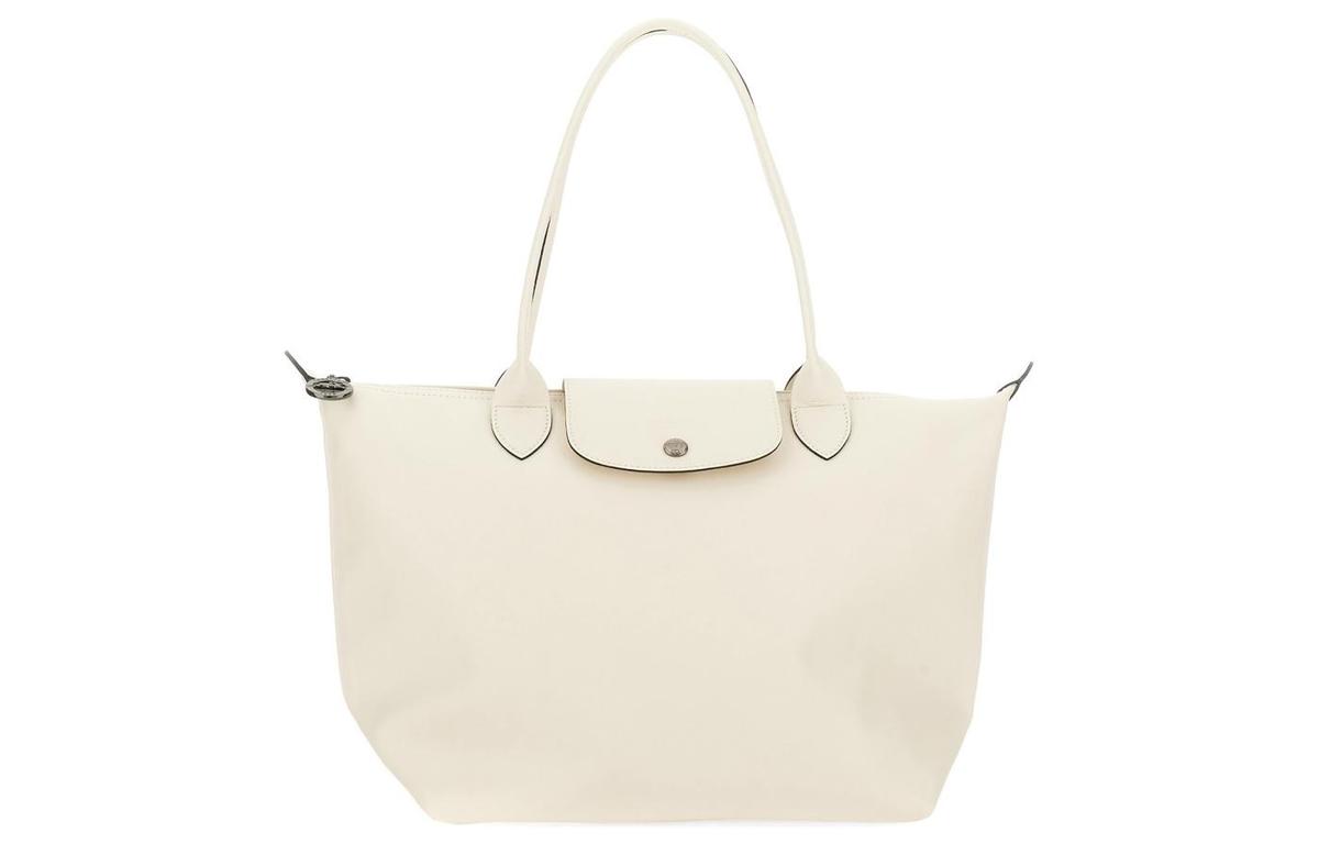 Longchamp Longchamp Le Pliage Xtra Cow Leather Tote Bag, Shopping Bag, Shoulder Bag, Handbag Medium Size Women's Natural