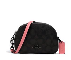Buy Coach Serena Leather Shoulder Bag, Crossbody Bag Mini Women's Black at Sasom – Authentic and Ready to Ship
