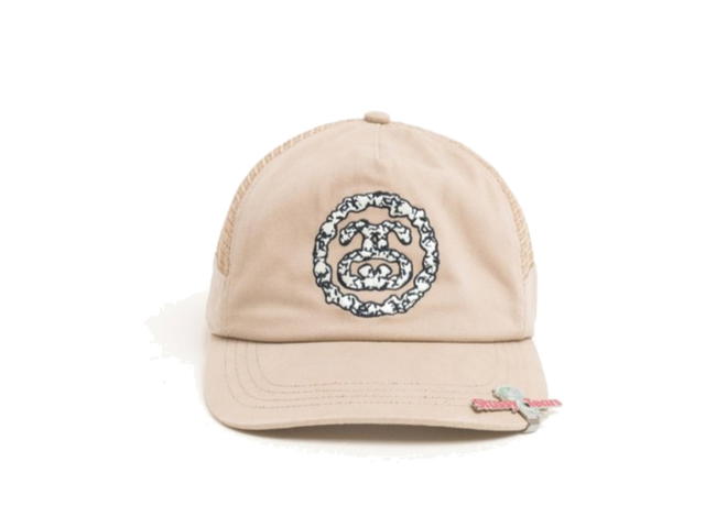 Stussy Stussy SS Logo Cap x Denim Tears Khaki - view 1