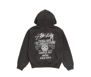 Buy Stussy Denim Tears Pullover Hoodie Black at Sasom – Authentic and Ready to Ship