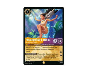 Buy Disney Lorcana Pocahontas & Meeko Adventurous Friends L [27/207] Attack of the Vine! (EN) at Sasom – Authentic and Ready to Ship