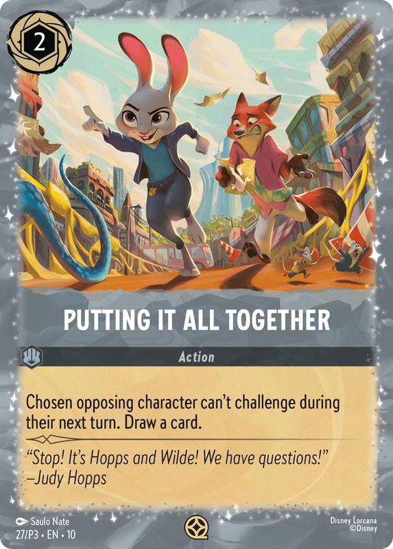Disney Lorcana Disney Lorcana Putting It All Together Promo [27/P3] Promo Expansion 3 (EN)