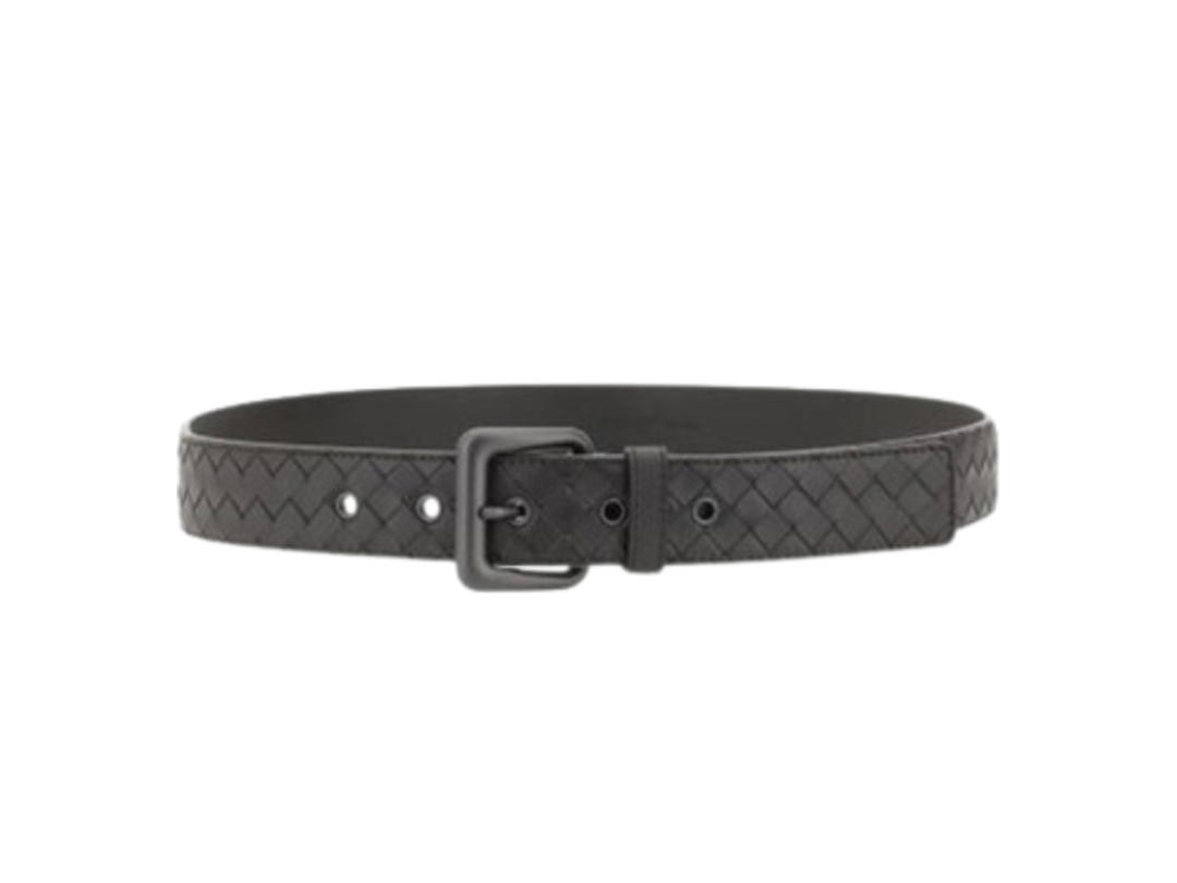Bottega Veneta Bottega Veneta Intrecciato VN Belt Black