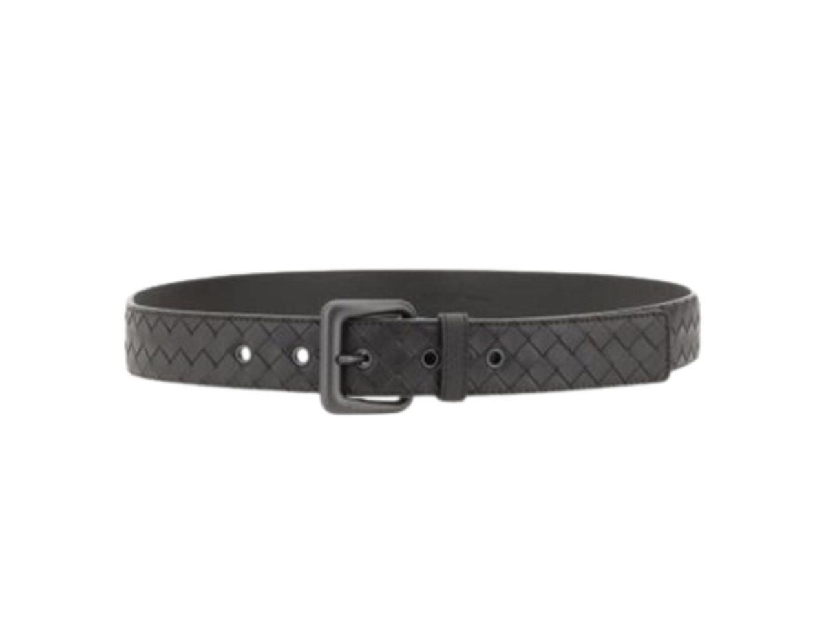 Bottega Veneta Bottega Veneta Intrecciato VN Belt Black