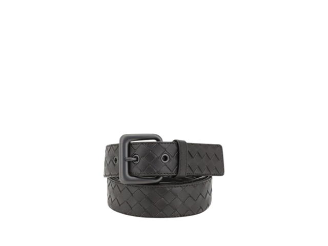 Bottega Veneta Bottega Veneta Intrecciato VN Belt Black - view 2