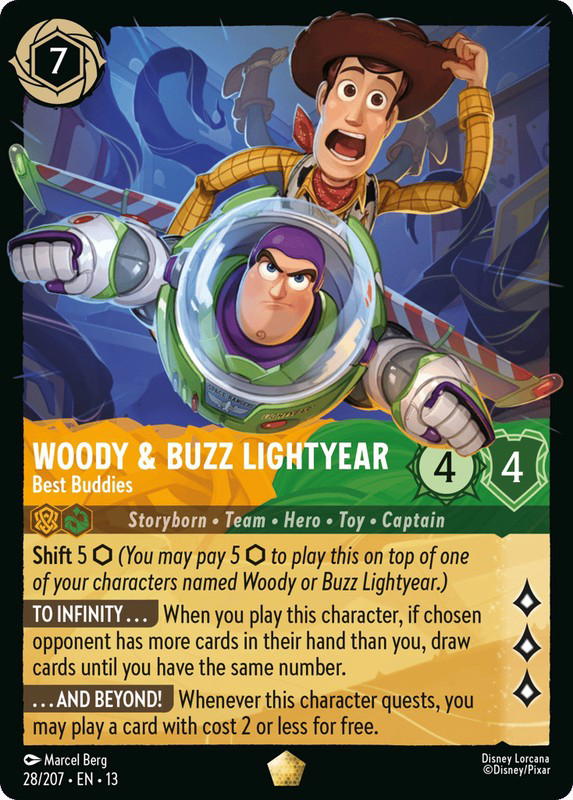 Disney Lorcana Disney Lorcana Woody & Buzz Lightyear Best Buddies L [28/207] Attack of the Vine! (EN)