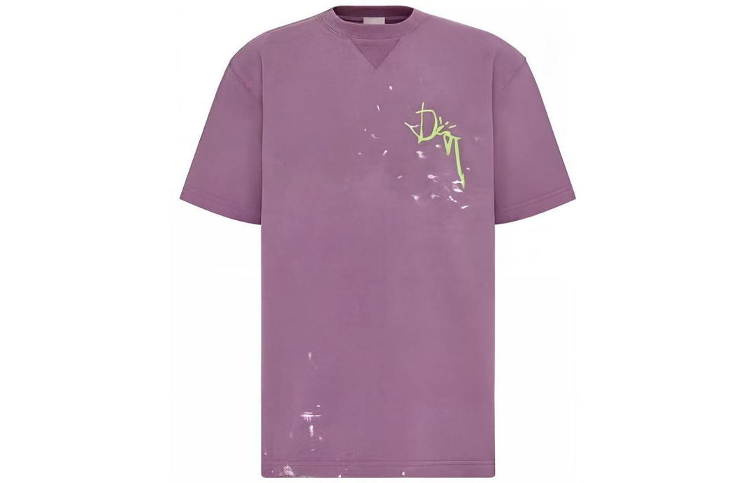 Dior Dior x Travis Scott Dior X Cactus Jack T Shirt Men's Pink Purple