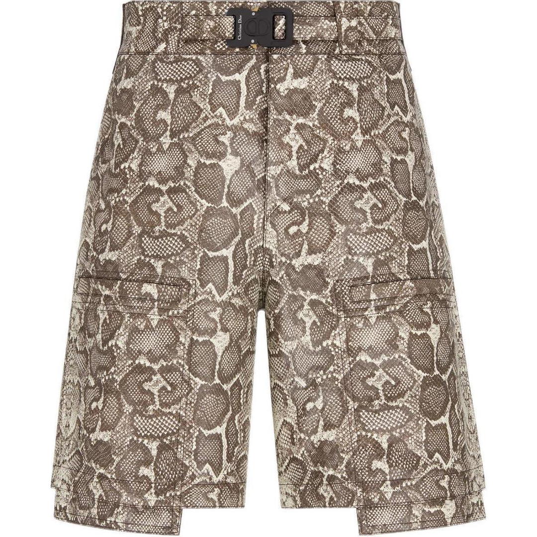 Dior Travis Scott X Dior Cargo Shorts Men Beige