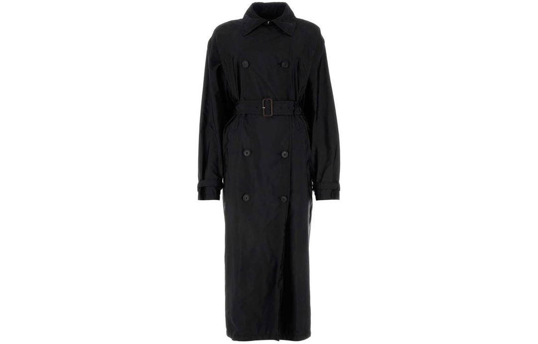 Prada Prada Re Nylon Belted Trench Coat