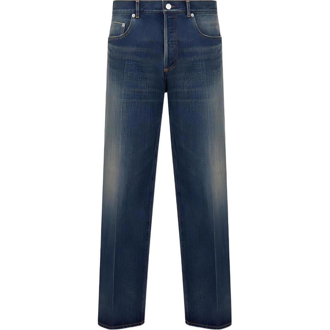 Dior Dior Quarterly New Products FW22 Jeans Men's Blue