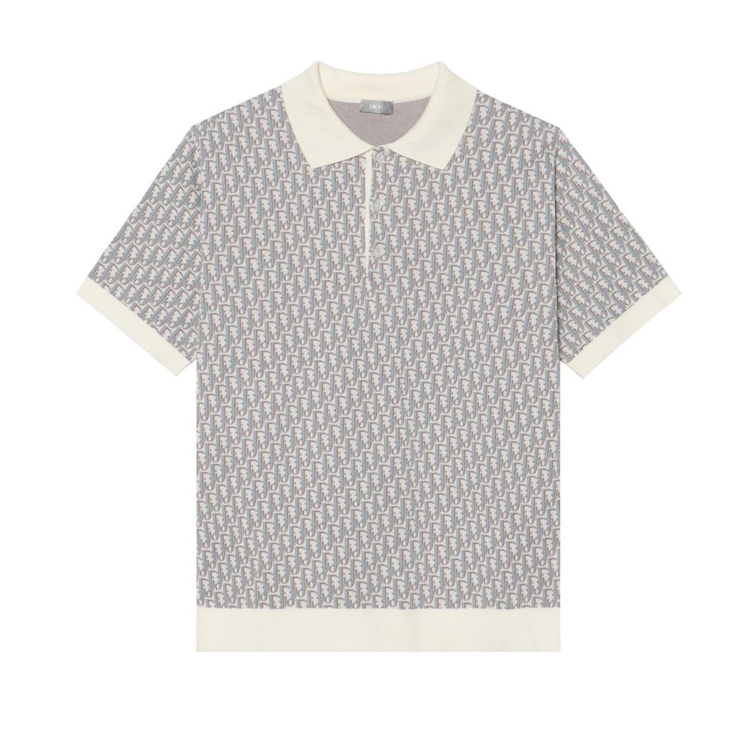 Dior Dior S24 Polo Shirts Men's Blue