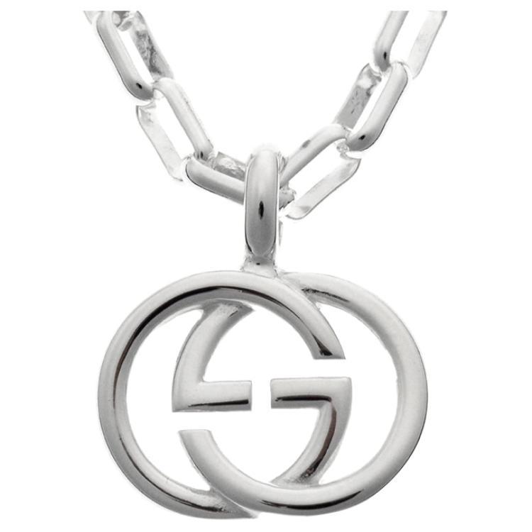 Gucci Gucci 2000 2015 Interlocking G Pendant Costume Necklace