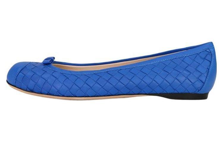 Bottega Veneta Bottega Veneta Casual Single Shoes Women's Royal Blue