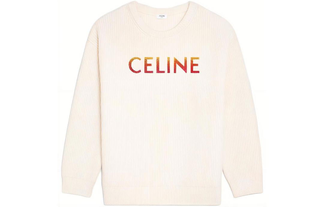 Celine Celine Sweatshirts Men Ecru