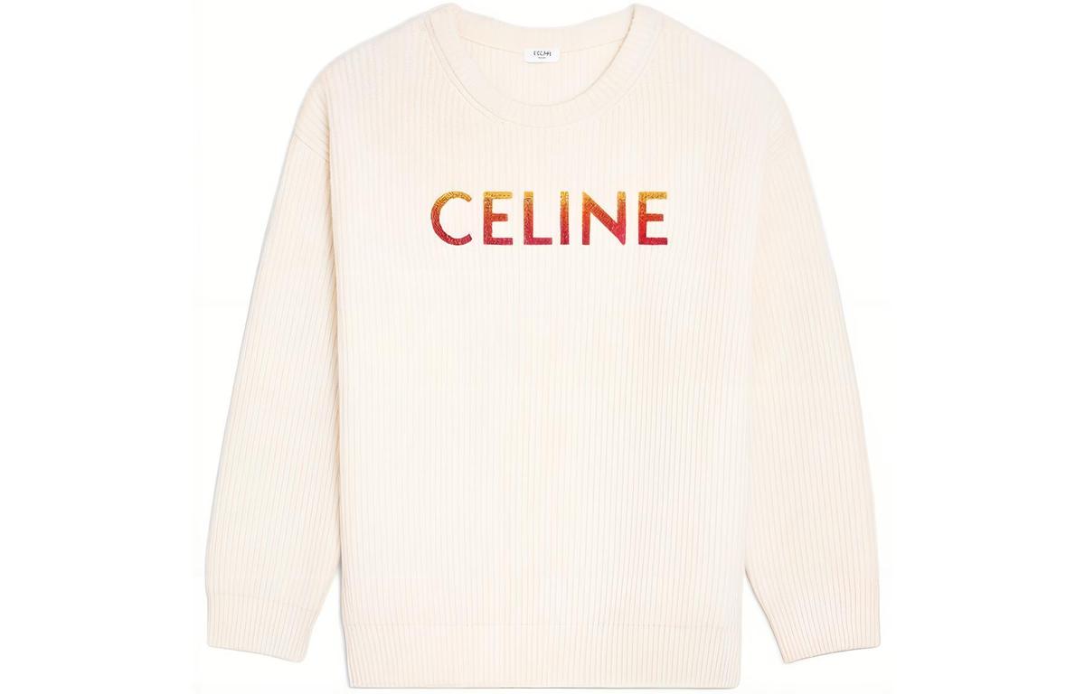 Celine Celine Sweatshirts Men Ecru