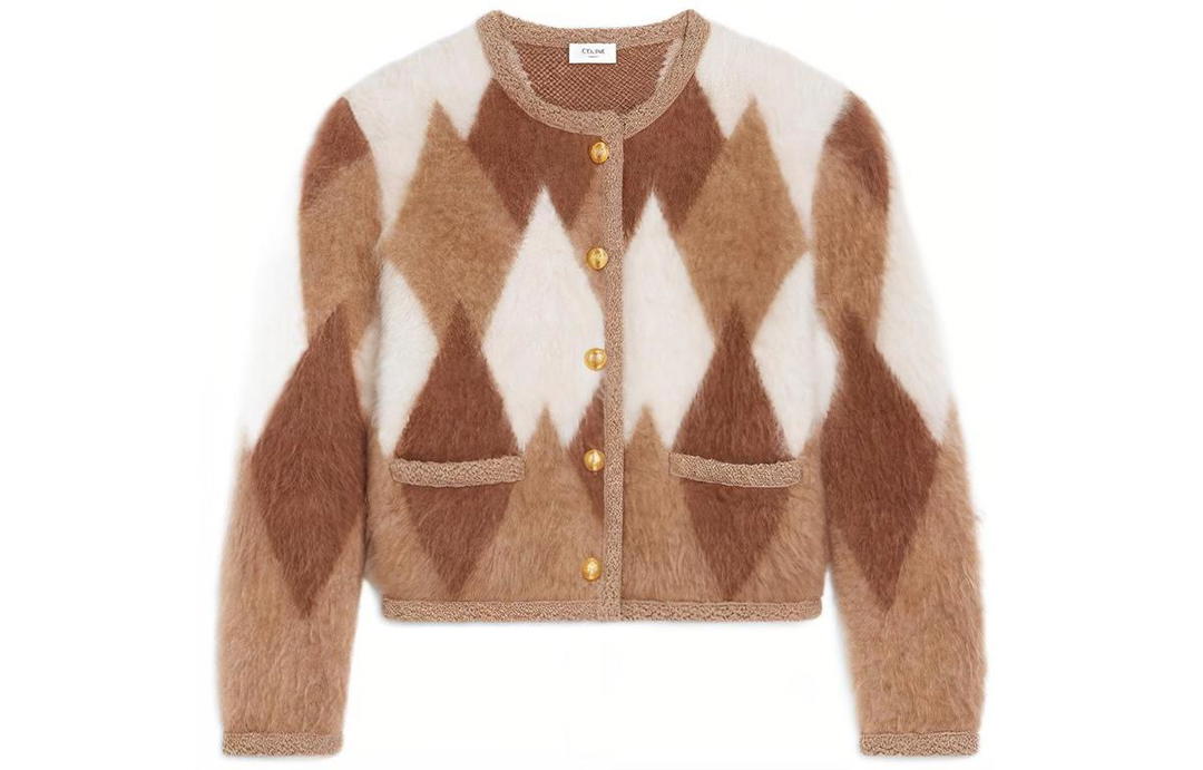 Celine Celine FW22 Cardigan Coats Women's Brown