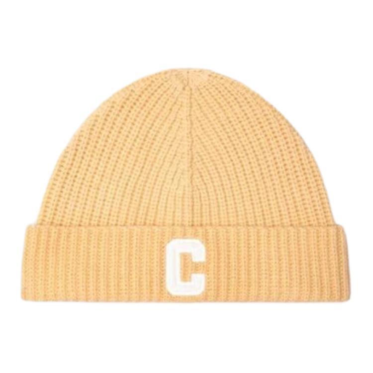Celine Celine Cashmere Beanies Unisex Light Yellow