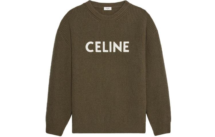 Celine CELINE Sweater Men's Khaki Green