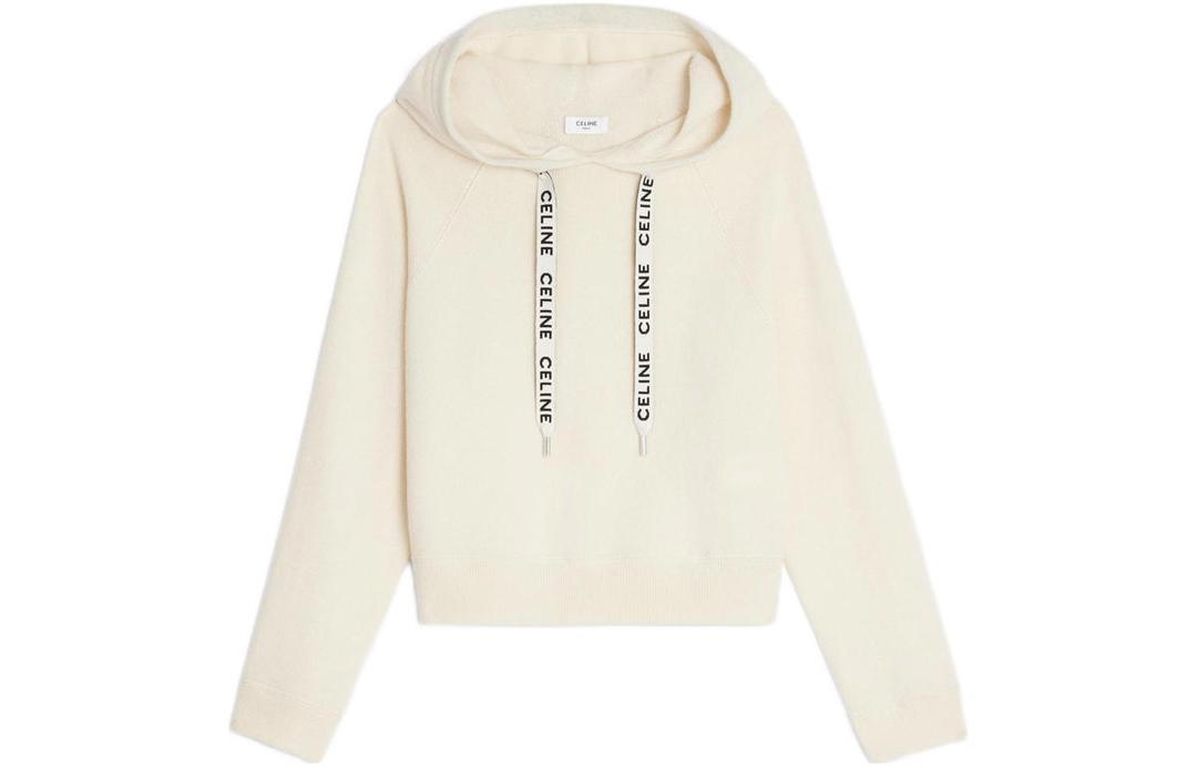 Celine CELINE FW22 Cashmere Sweater Women's Gray White