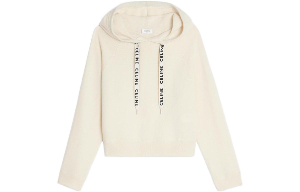 Celine CELINE FW22 Cashmere Sweater Women's Gray White