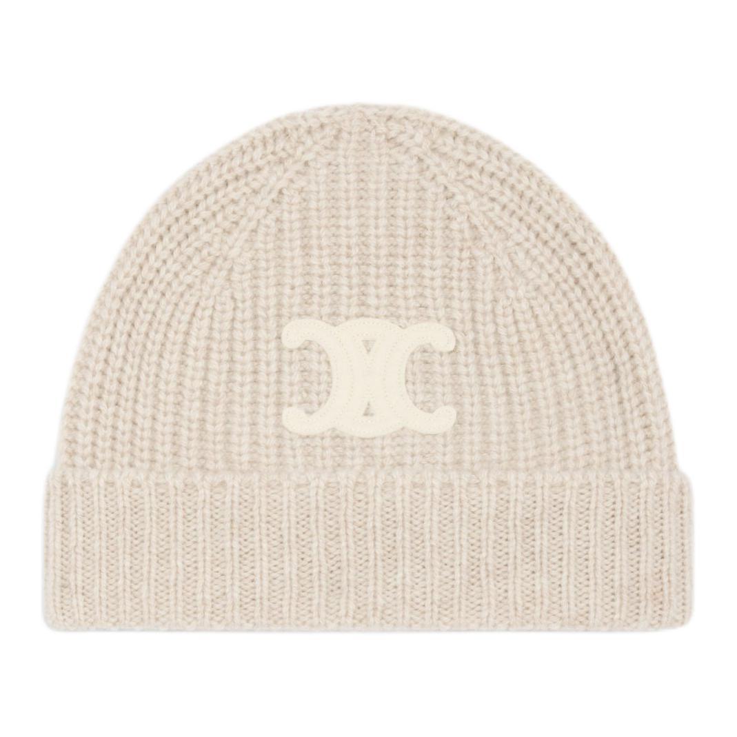 Celine Celine Triomphe Beanie In Seamless Cashmere