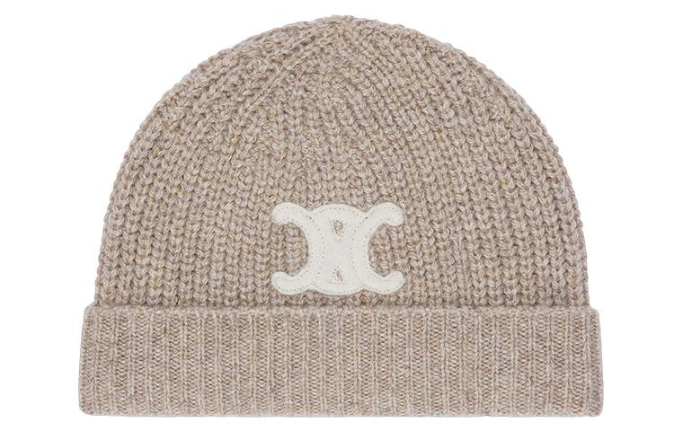 Celine CELINE Triomphe Beanie In Seamless Cashmere