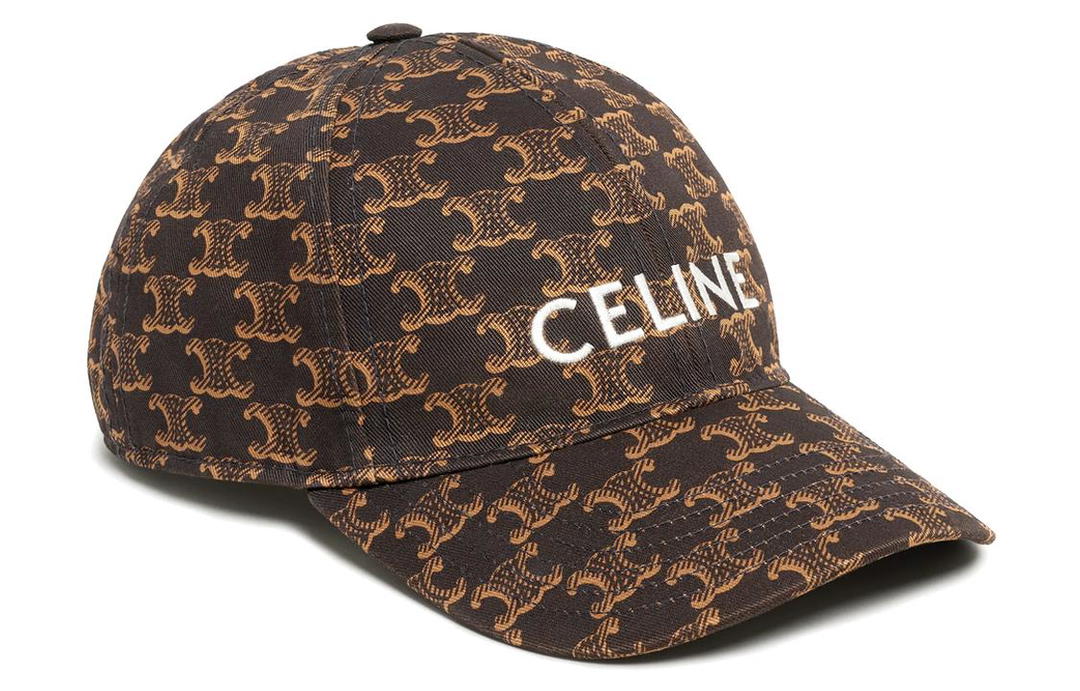 Celine CELINE Baseball Caps Unisex Brown