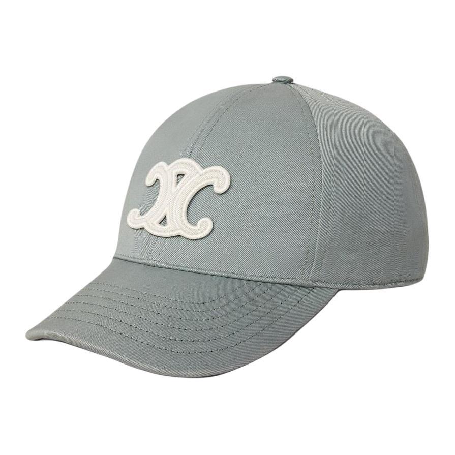 Celine Celine Cotton Baseball Caps Women's Gray