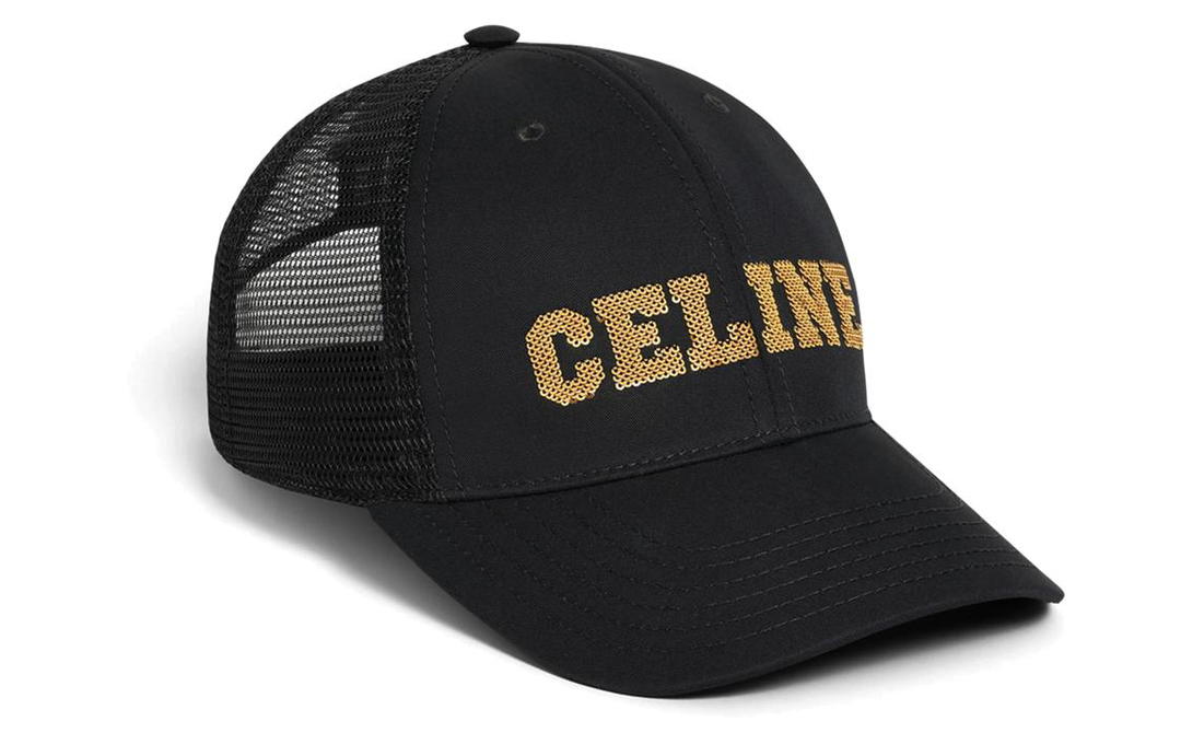 Celine Celine Baseball Caps Men Black