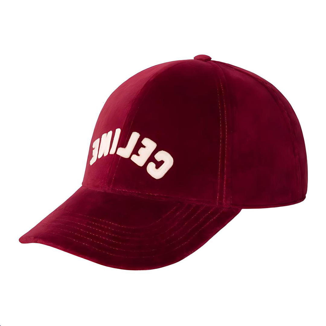 Celine Celine Baseball Cap In Cotton Velvet