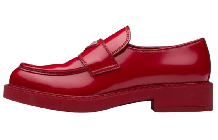 Prada Prada Monolith Men's Casual Shoes Men's Red