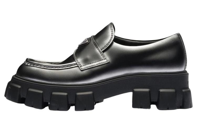 Prada Prada Monolith Leather Loafers
