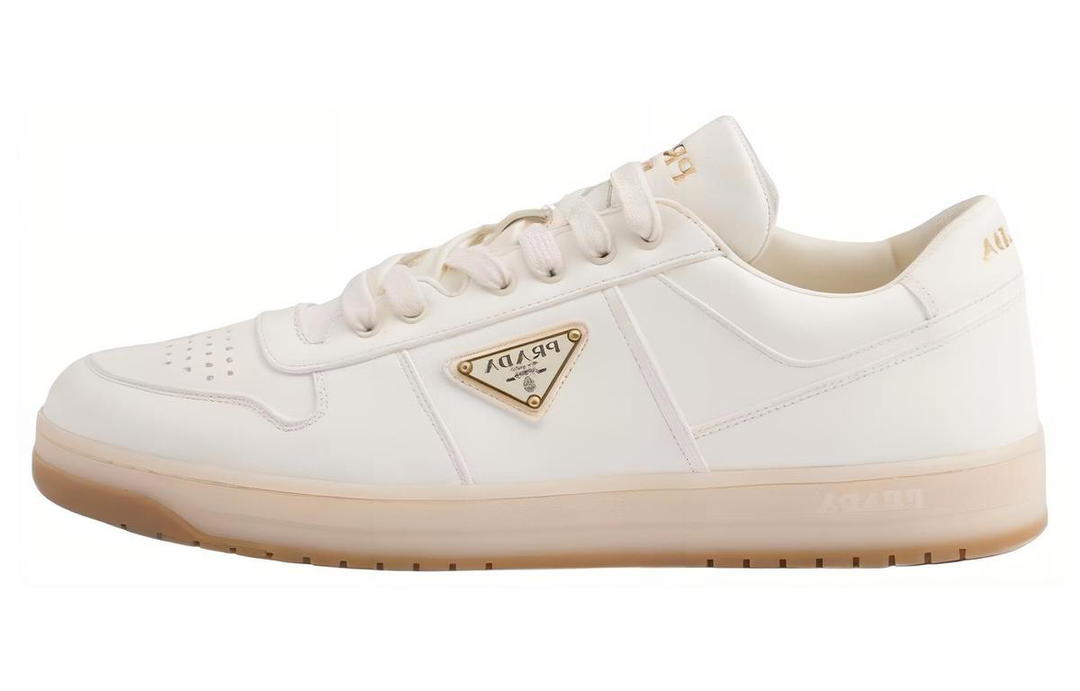 Prada Prada Downtown Low Top Skateboard Shoes Men's White