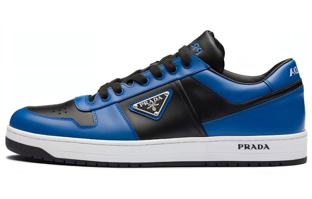 Prada Prada Low Top Skateboard Shoes Men's Blue
