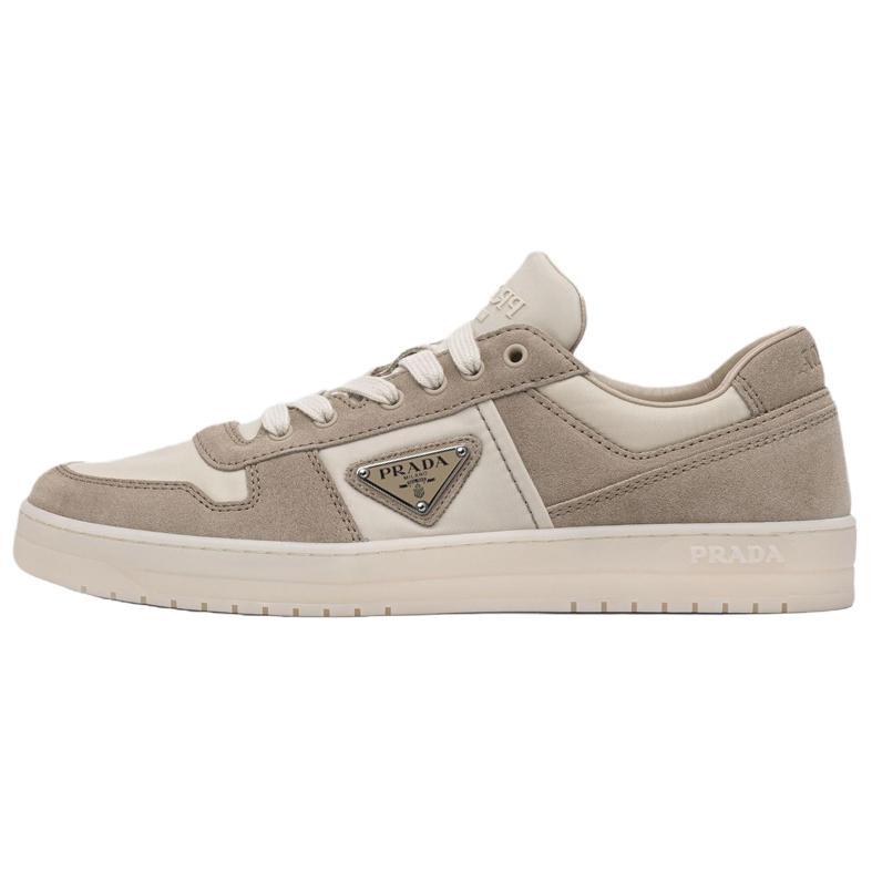 Prada Prada Low Top Skateboard Shoes Men's Beige