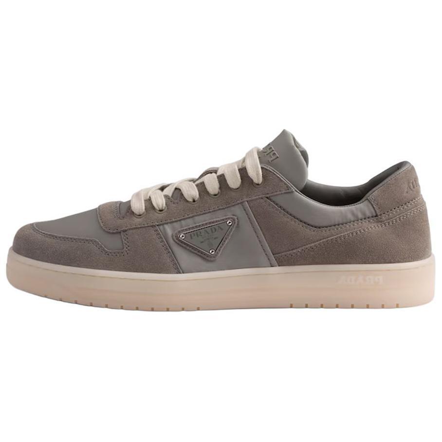 Prada Prada Downtown Low Top Skateboard Shoes Men's Gray