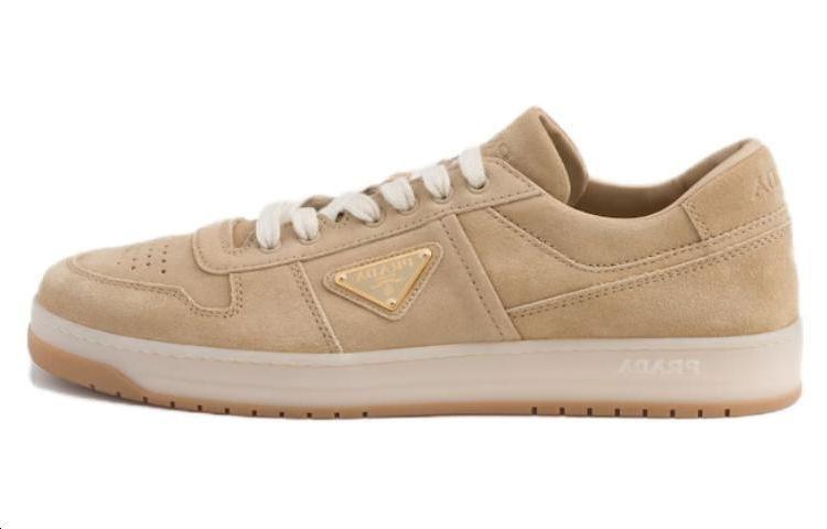 Prada Prada Downtown Low-Top Skateboard Shoes Men's Brown