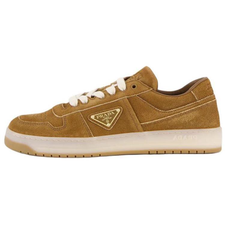 Prada Prada Downtown Low Top Skateboard Shoes Men's Brown