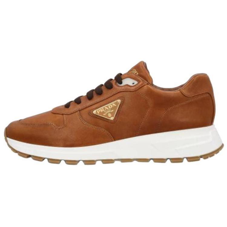 Prada Prada Low Top Casual Shoes Men's Brown