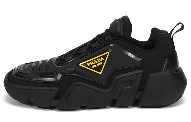 Prada Prada Low-Top Sports Casual Shoes Men's Black