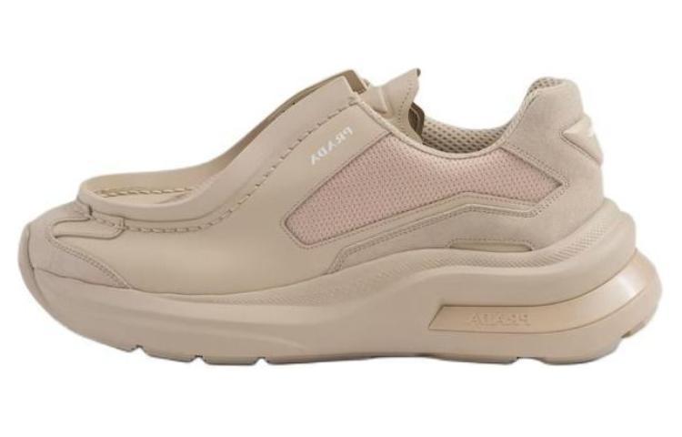 Prada Prada Systeme Leather Sneakers