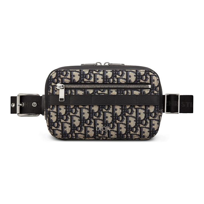 Dior Dior Nylon Fabric Shoulder Bag Crossbody Bag Sling Bag Fanny Pack Regular Unisex Beige & Black