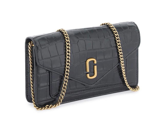 Marc Jacobs Marc Jacobs The Longshot Chain Walletblack Leather - view 3