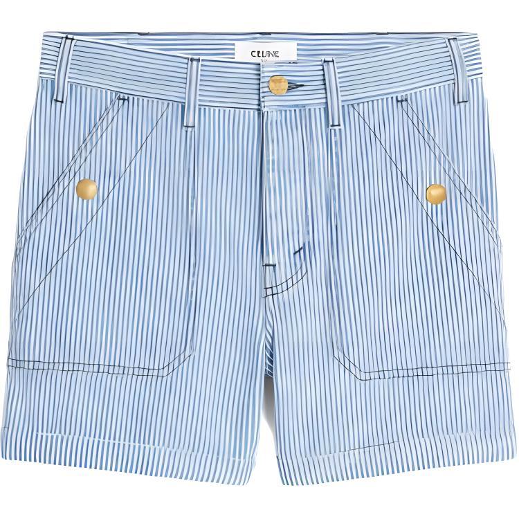 Celine Celine Casual Shorts Women's Washed