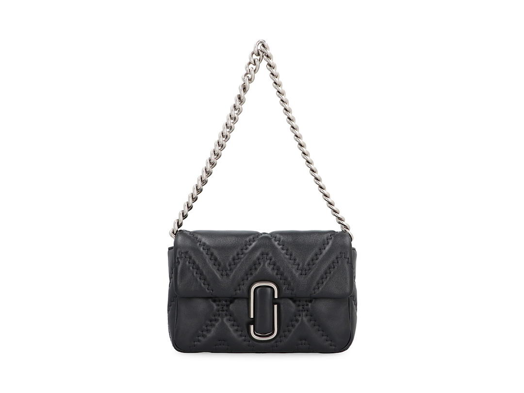 Marc Jacobs Marc Jacobs Borsa A Tracolla J Marc In Pelleblack Lamb 100