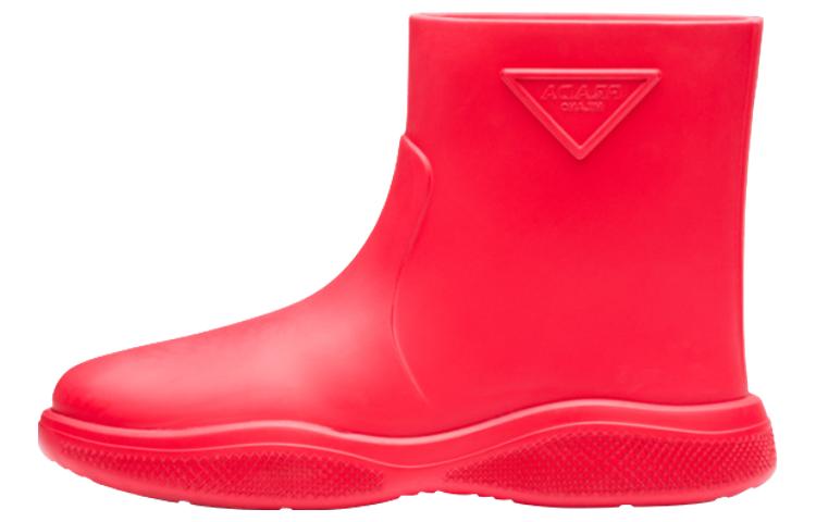 Prada Prada Ankle Boots Men Red