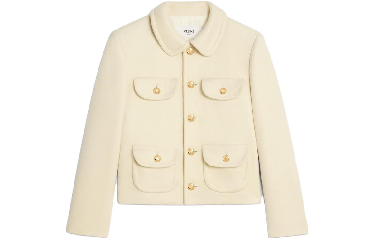 Celine CELINE Collared Button-Up Jacket
