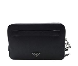 Buy Prada Saffiano Cow Leather Clutch Men's Black at Sasom – Authentic and Ready to Ship