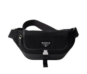 Buy Prada Re-NylonSaffiano Leather Crossbody Bag Shoulder Bag Men's Black at Sasom – Authentic and Ready to Ship