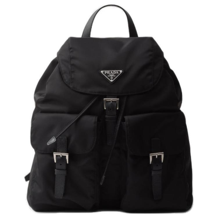 Prada Prada Recycled Nylon Backpack Men's Black